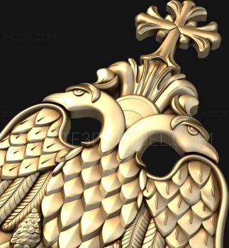 Coat of arms (GR_0250) 3D model for CNC machine